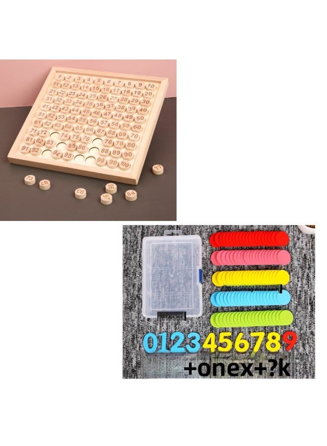 Children's Digital Game Chess 1-100 Mathematics Enlightenment Mindfulness Thinking Training Kindergarten Desktop Toys